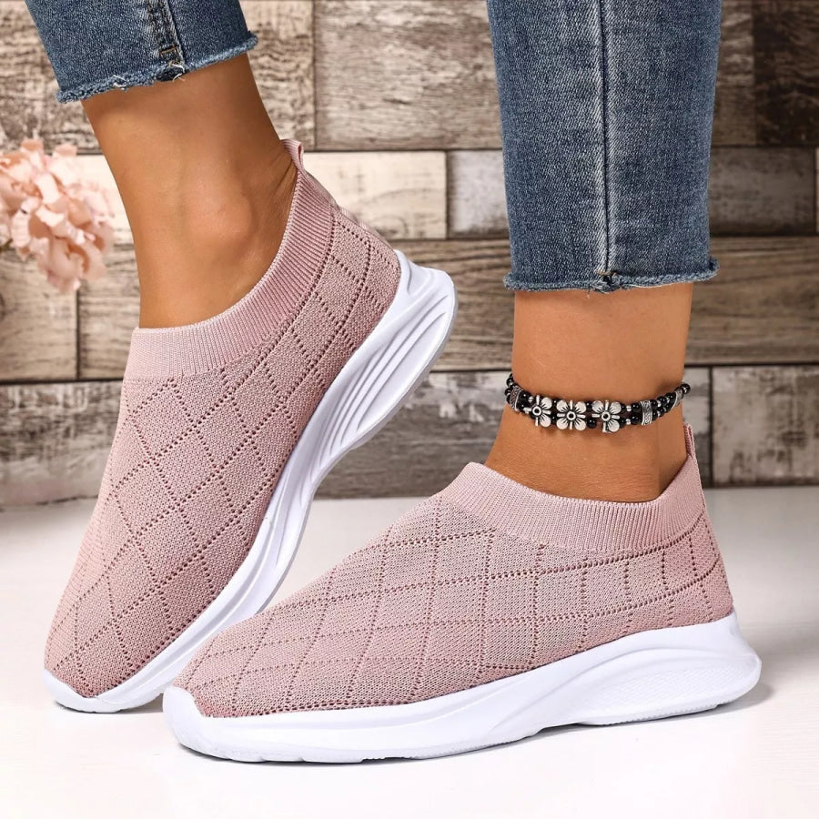 Breathable Mesh Round Toe Shoes Apparel and Accessories