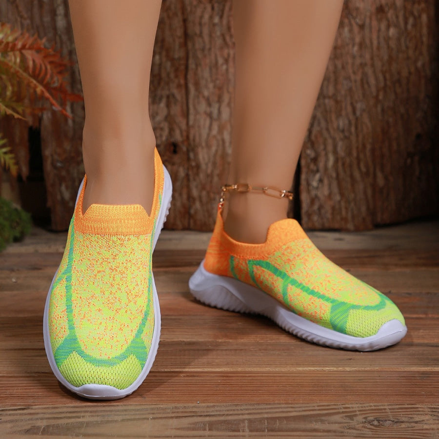 Breathable Mesh Round Toe Sneakers Apparel and Accessories