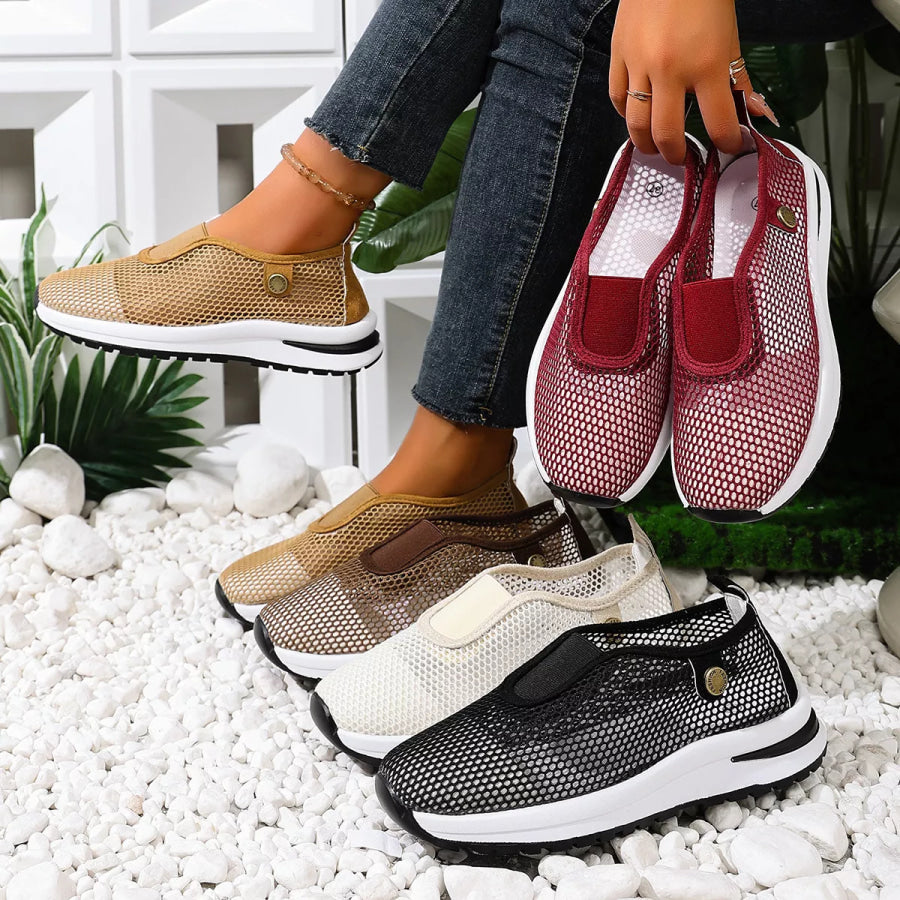 Breathable Mesh Slip-Ons Apparel and Accessories