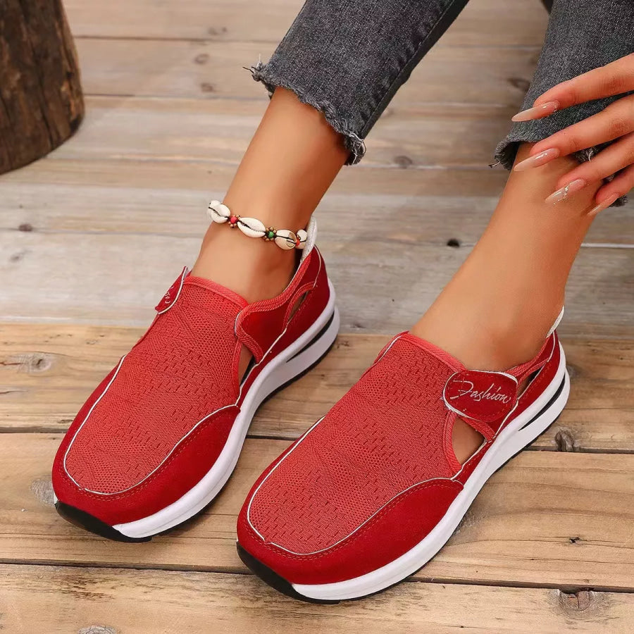 Breathable Mesh Velcro Shoes Apparel and Accessories