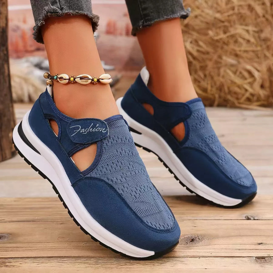 Breathable Mesh Velcro Shoes Apparel and Accessories