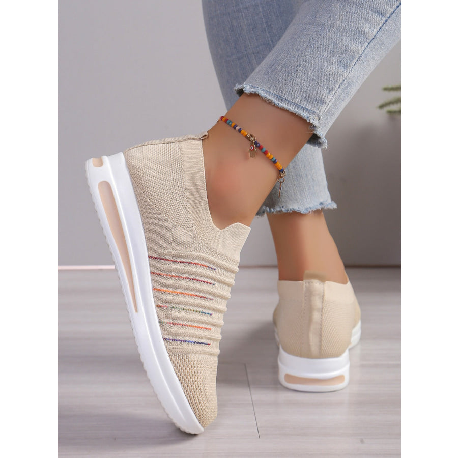 Breathable Mesh Wedge Sneakers Apparel and Accessories