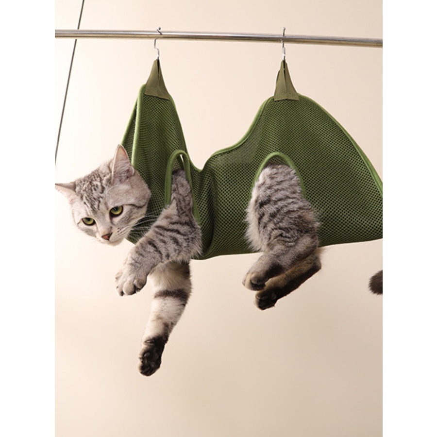 Breathable Pet Grooming Hammock for Showering Apparel and Accessories