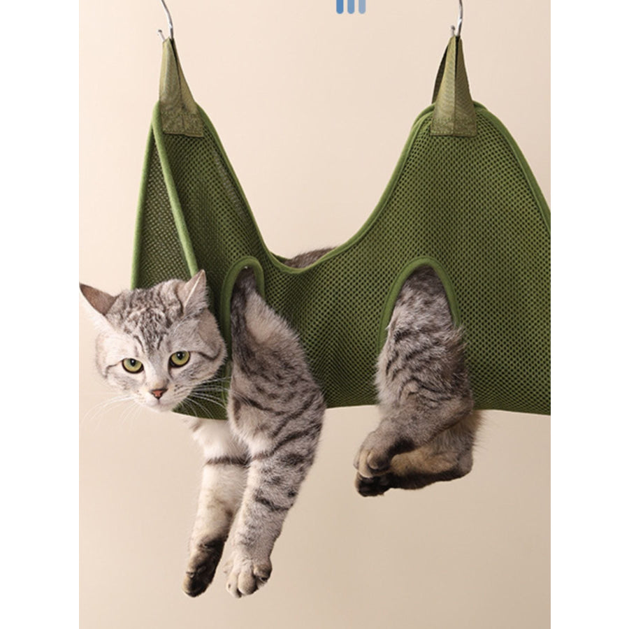 Breathable Pet Grooming Hammock for Showering Moss / S Apparel and Accessories