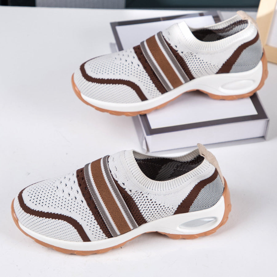 Breathable Round Toe Sneakers Apparel and Accessories