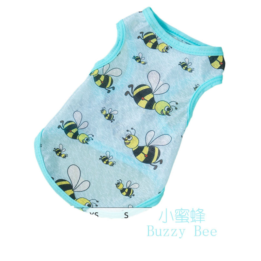 Breathable Summer Pet Top Pastel Blue / XS Apparel and Accessories