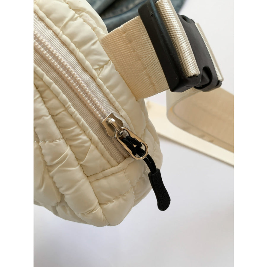 Bubble Texture Adjustable Strap Crossbody Bag Apparel and Accessories