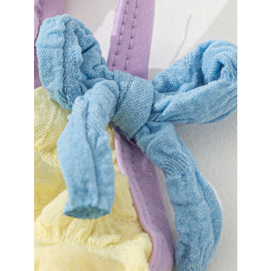 Bubble Textured Tie Shoulder Pet Top Apparel and Accessories