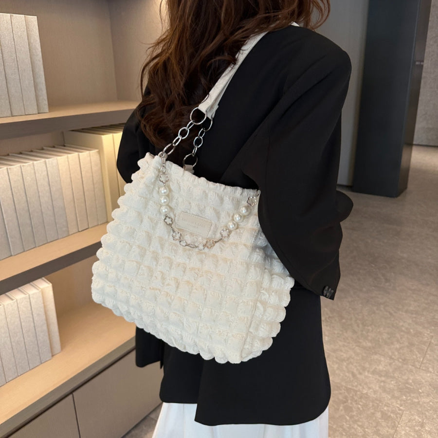 Bubble Textured Tote Bag Apparel and Accessories