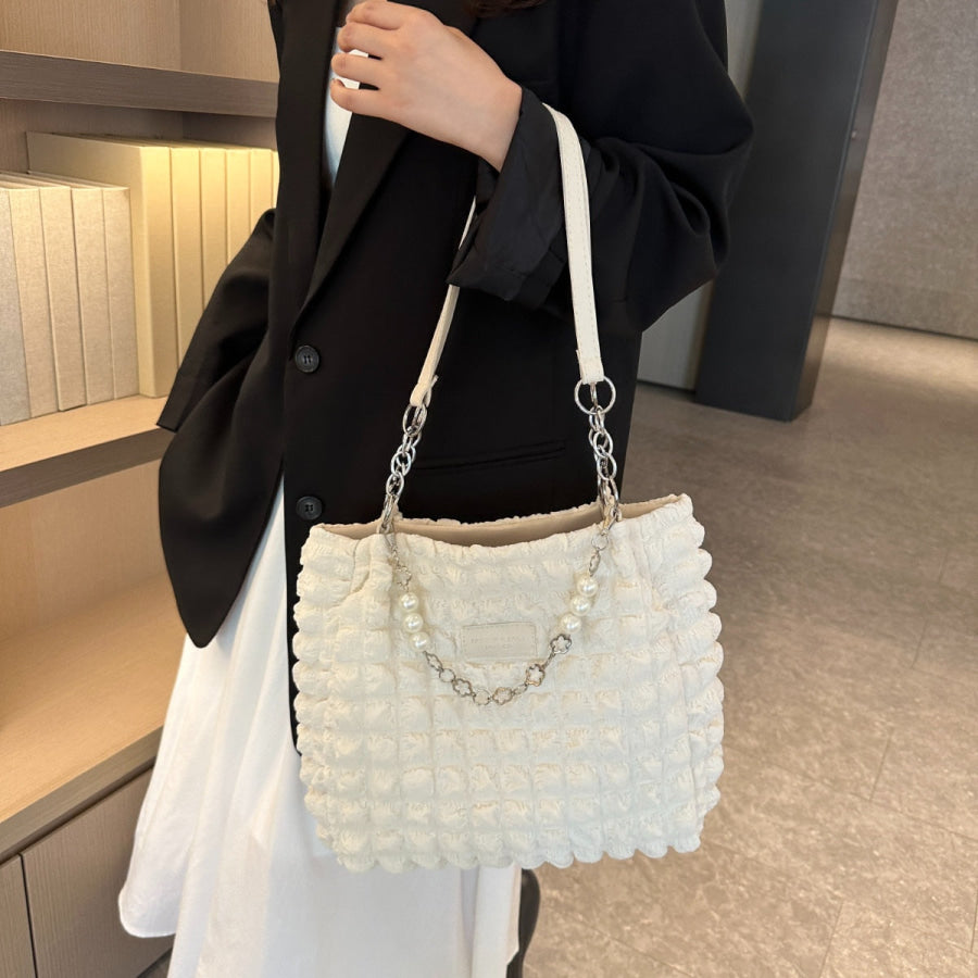 Bubble Textured Tote Bag Apparel and Accessories