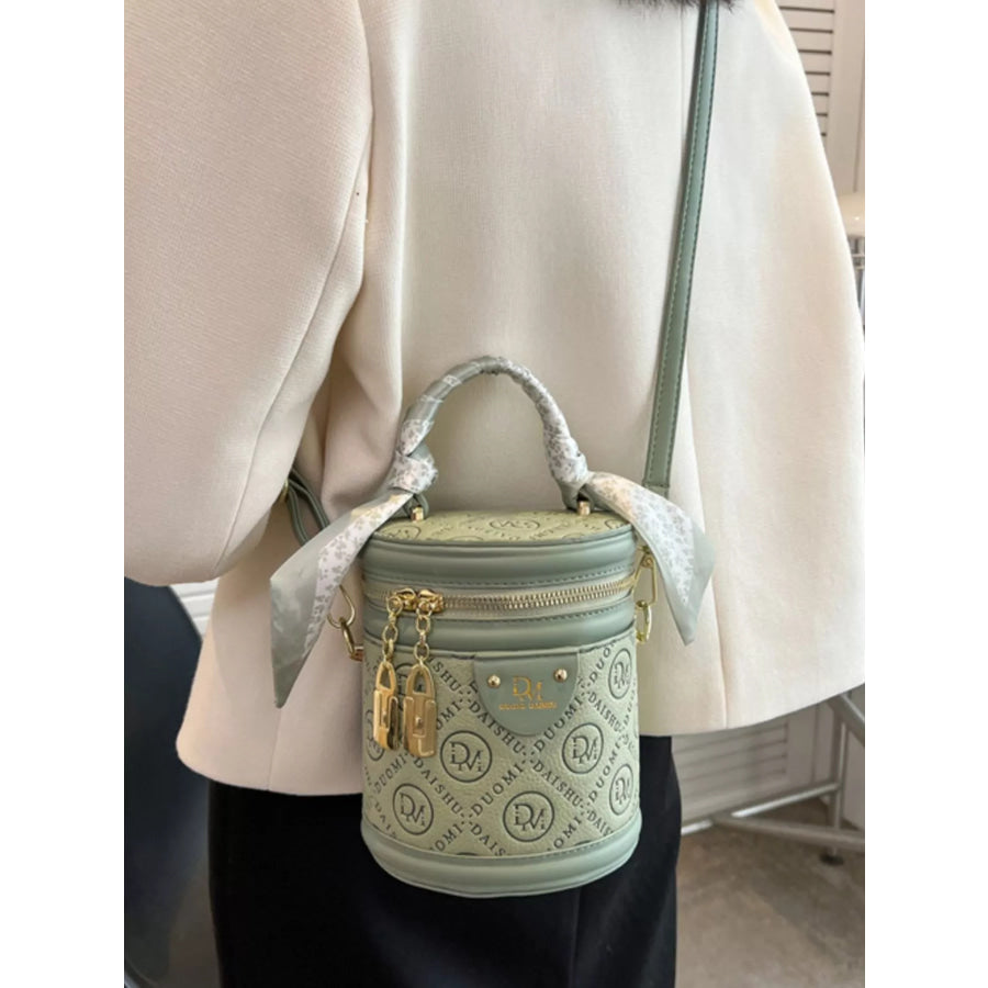 Bucket Crossbody Bag Green / One Size Apparel and Accessories