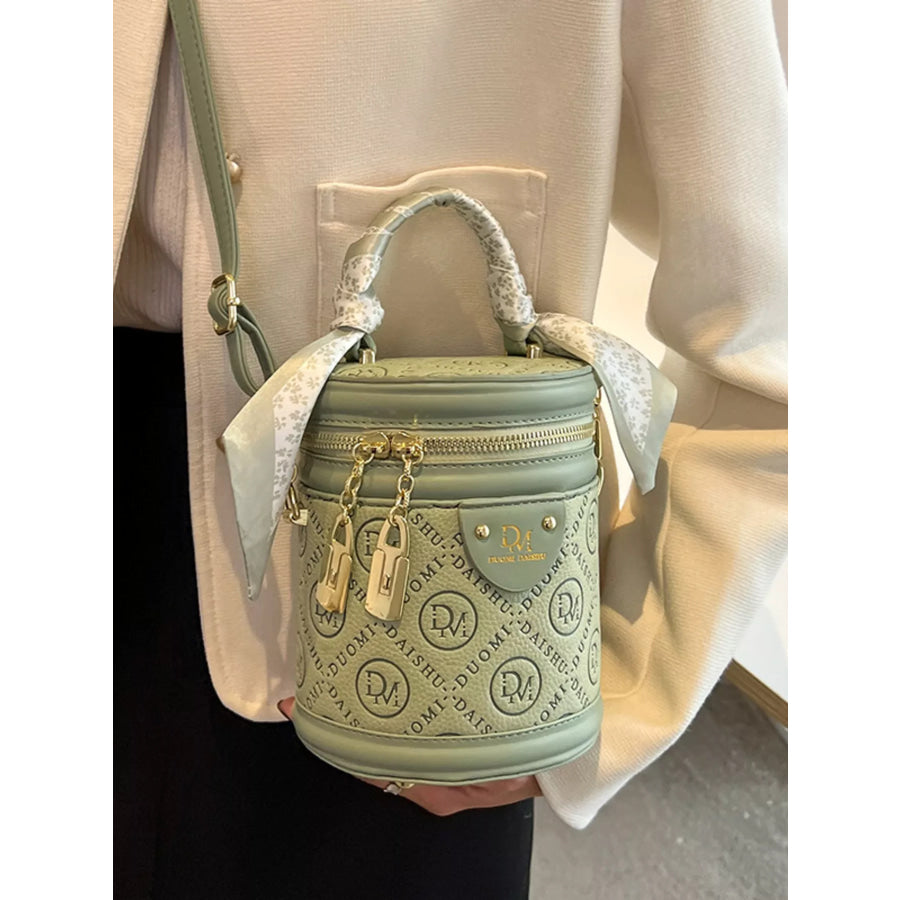 Bucket Crossbody Bag Green / One Size Apparel and Accessories