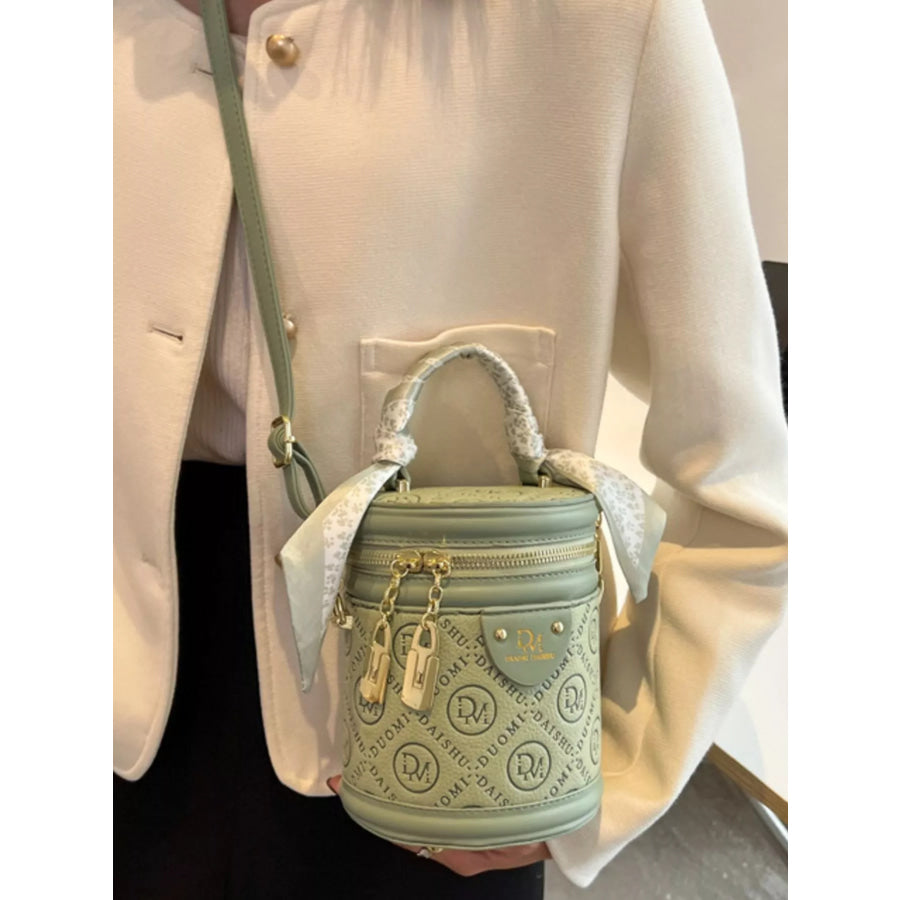 Bucket Crossbody Bag Green / One Size Apparel and Accessories