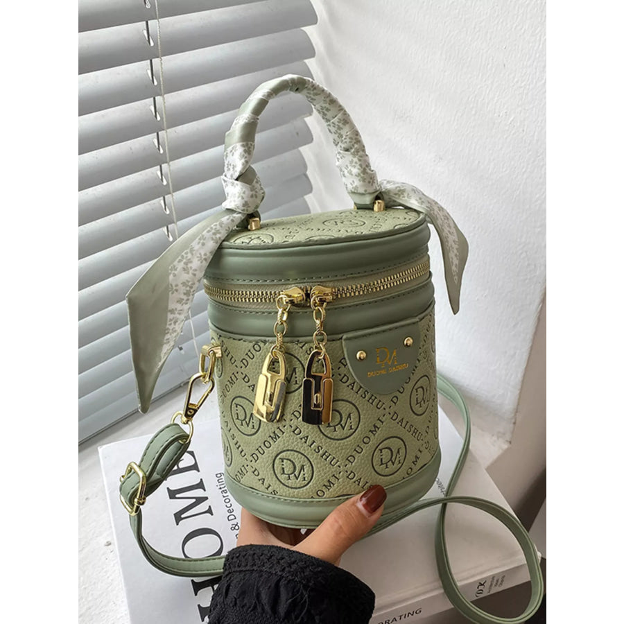 Bucket Crossbody Bag Green / One Size Apparel and Accessories
