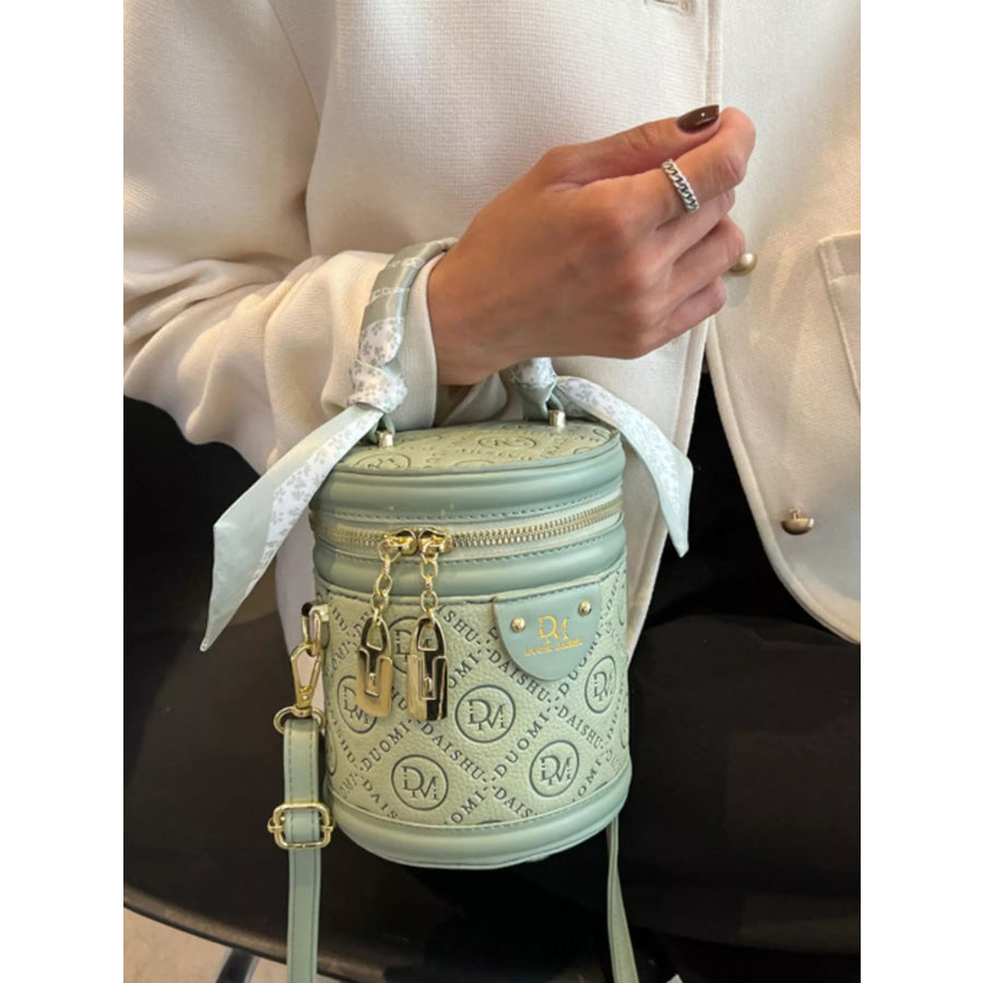 Bucket Crossbody Bag Green / One Size Apparel and Accessories