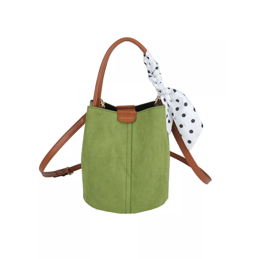 Bucket Crossbody Bag Green / ONESIZE Apparel and Accessories