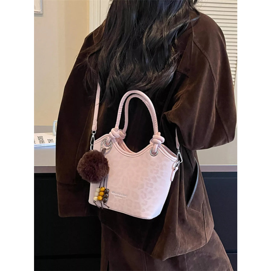 Bucket Crossbody Bag Pink / One Size Apparel and Accessories