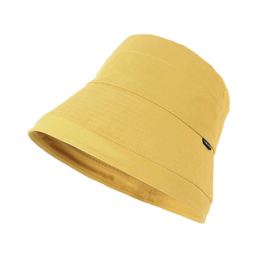 Bucket Hat with Wide Brim Yellow / One Size Apparel and Accessories