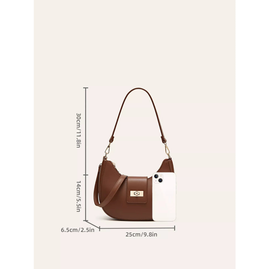 Buckle Closure Shoulder Bag Apparel and Accessories