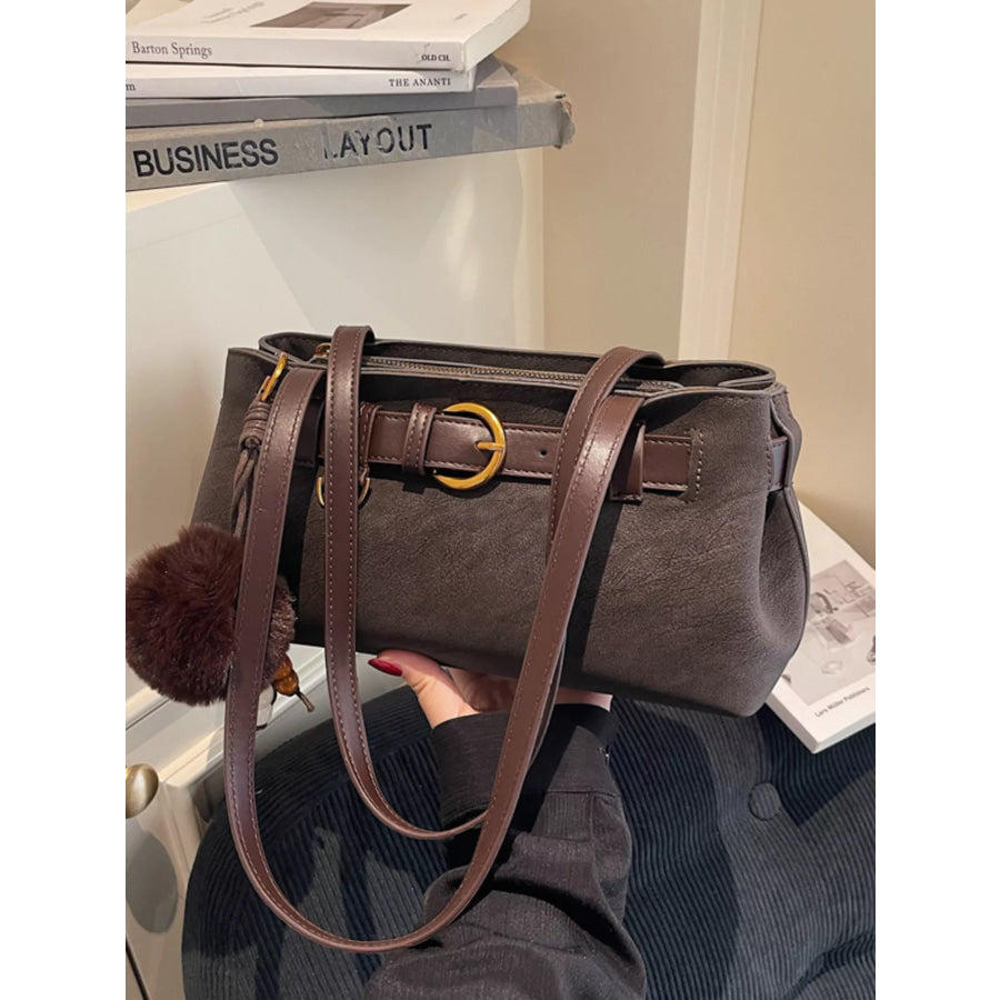 Buckle Decor Shoulder Bag Apparel and Accessories