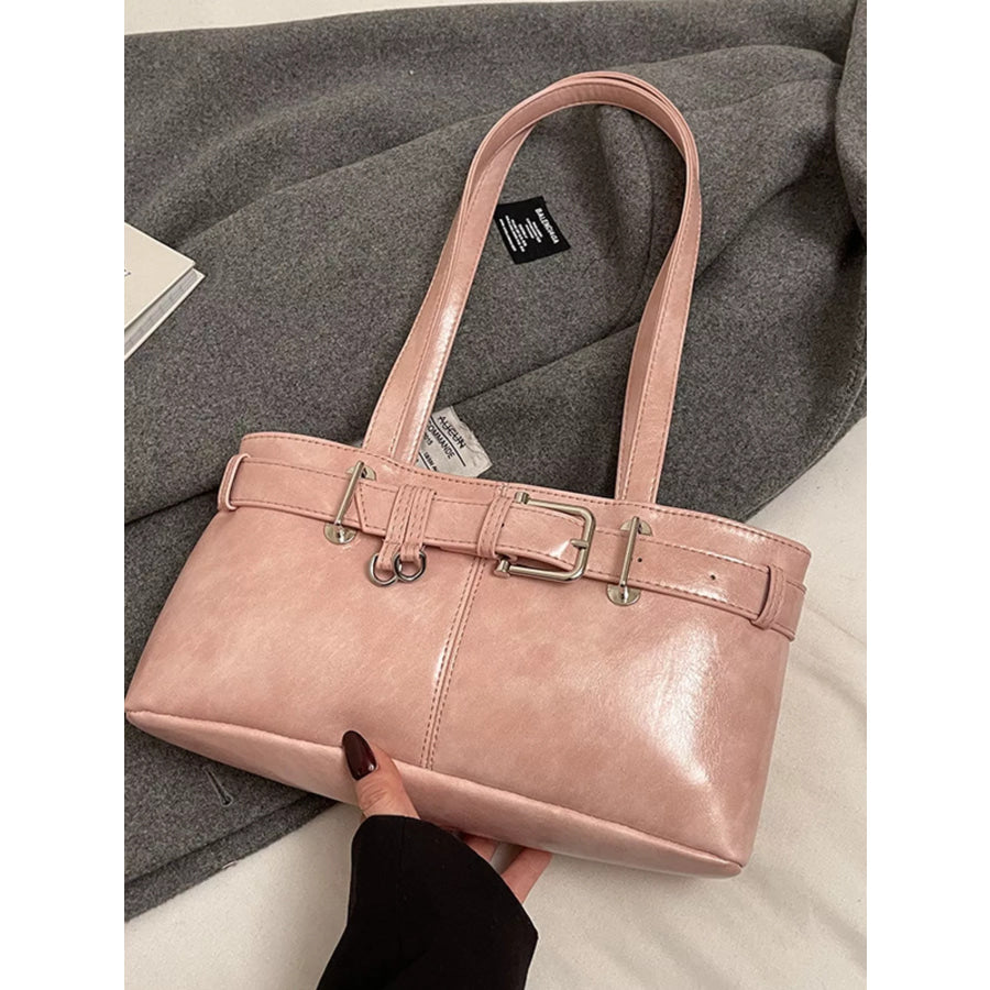 Buckle Decor Shoulder Bag Apparel and Accessories
