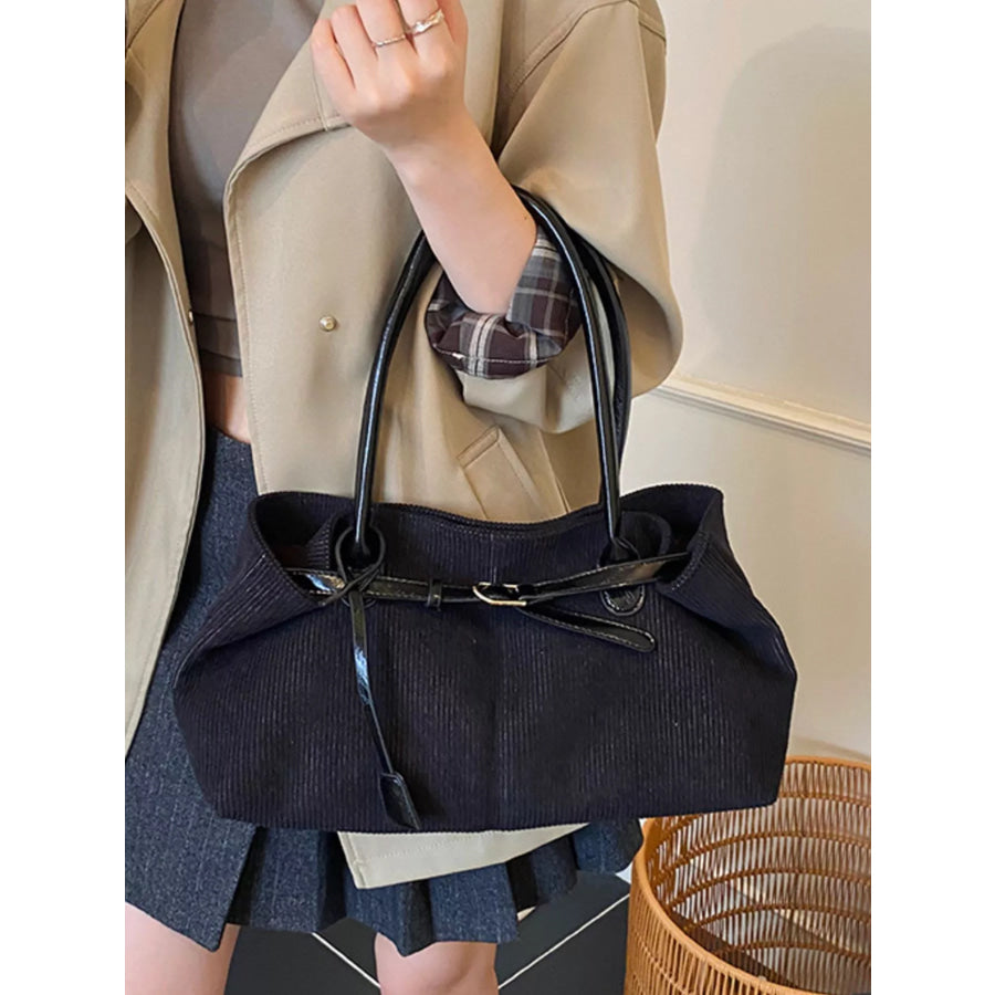 Buckle Decor Shoulder Bag Apparel and Accessories