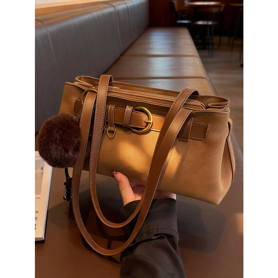Buckle Decor Shoulder Bag Apparel and Accessories