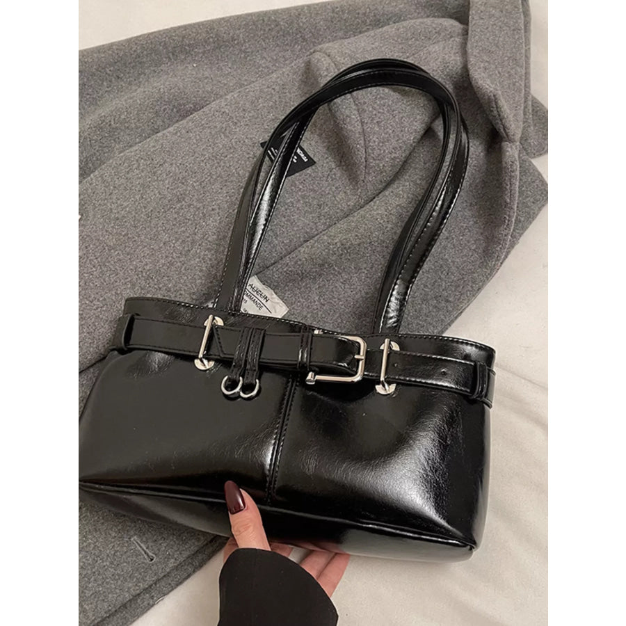 Buckle Decor Shoulder Bag Apparel and Accessories