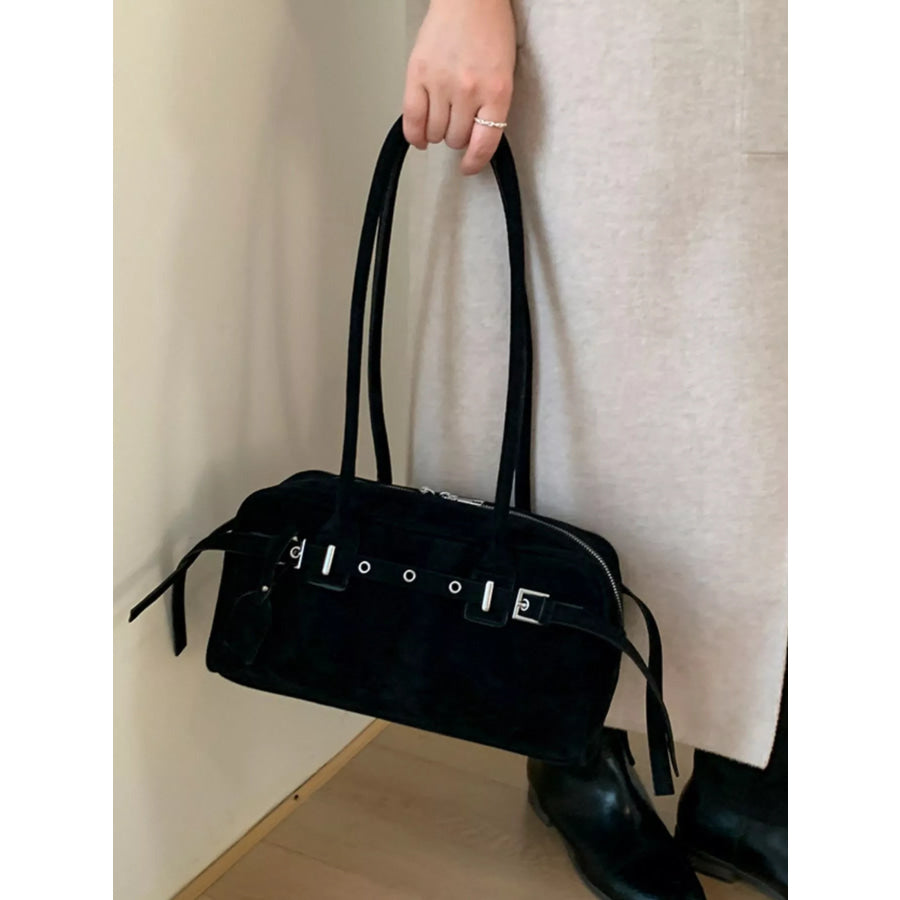 Buckle Decor Shoulder Bag Apparel and Accessories