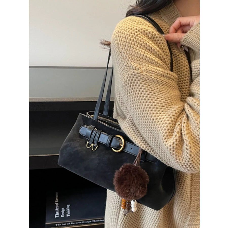 Buckle Decor Shoulder Bag Apparel and Accessories