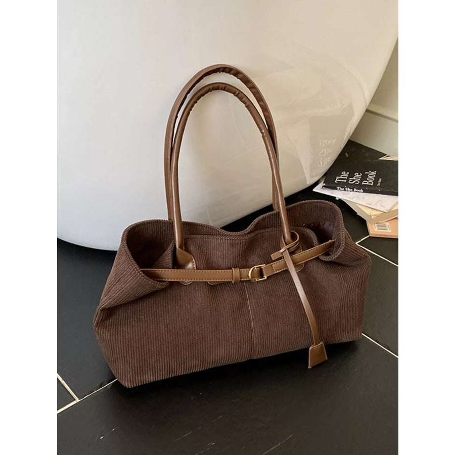 Buckle Decor Shoulder Bag Apparel and Accessories