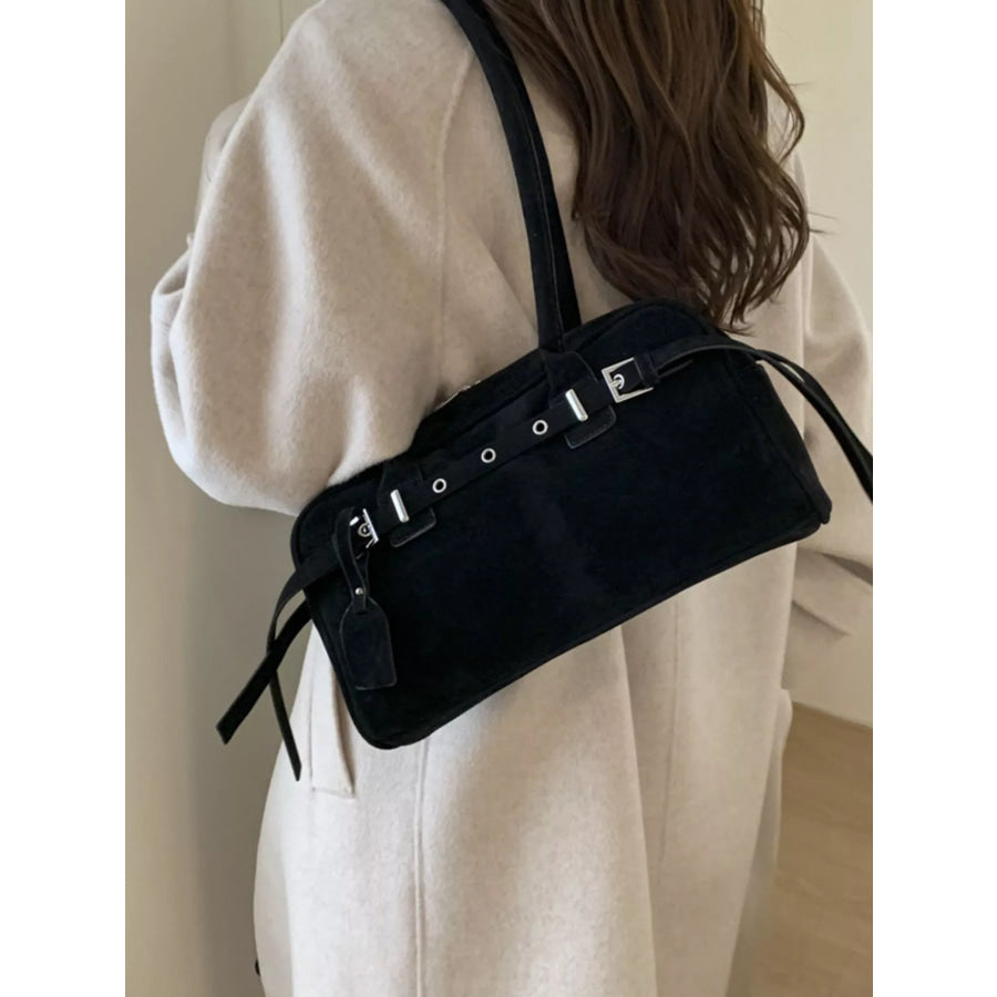 Buckle Decor Shoulder Bag Apparel and Accessories