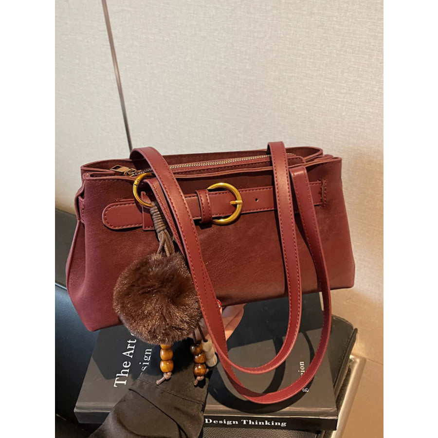 Buckle Decor Shoulder Bag Apparel and Accessories