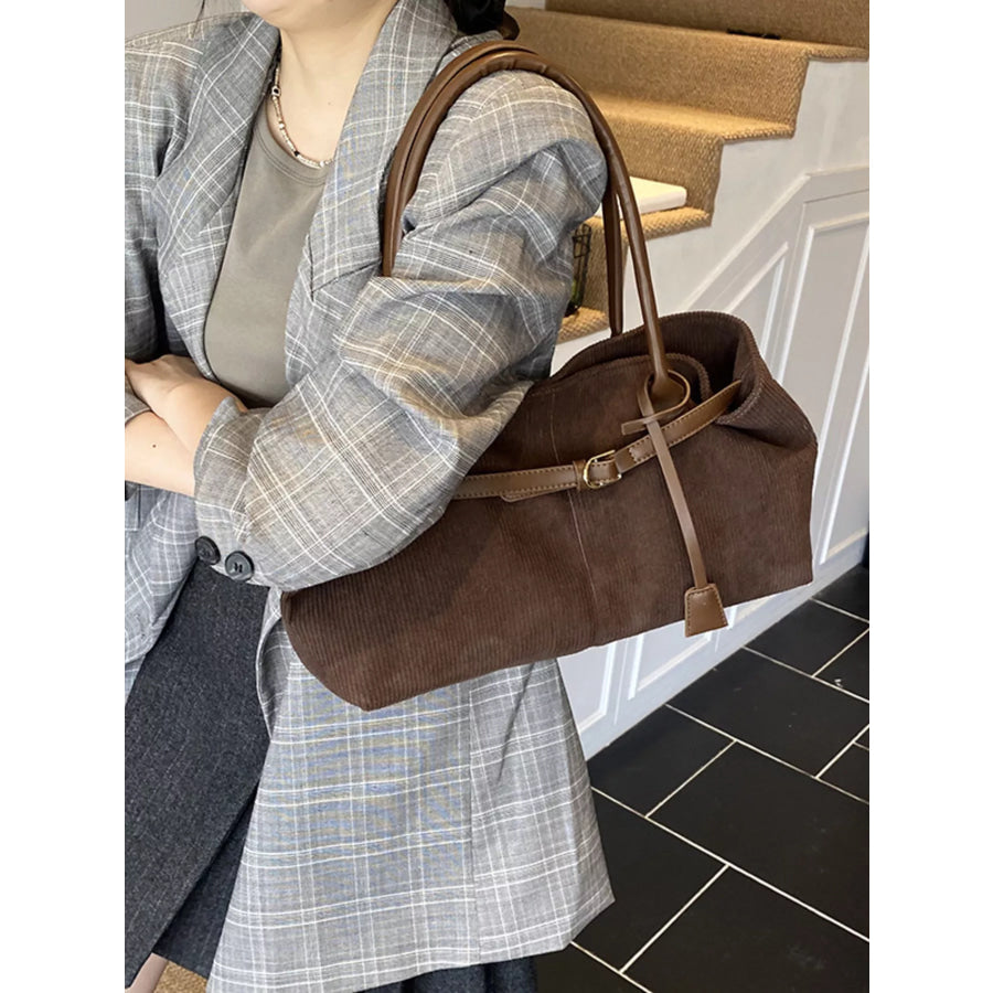 Buckle Decor Shoulder Bag Apparel and Accessories