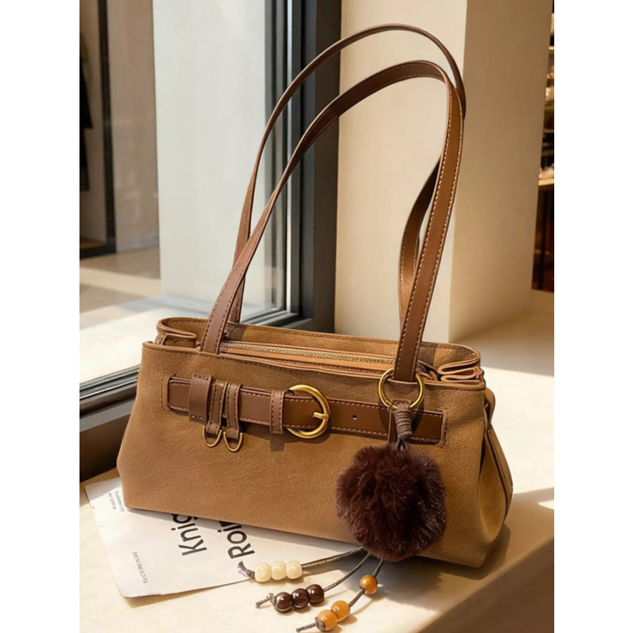 Buckle Decor Shoulder Bag Apparel and Accessories
