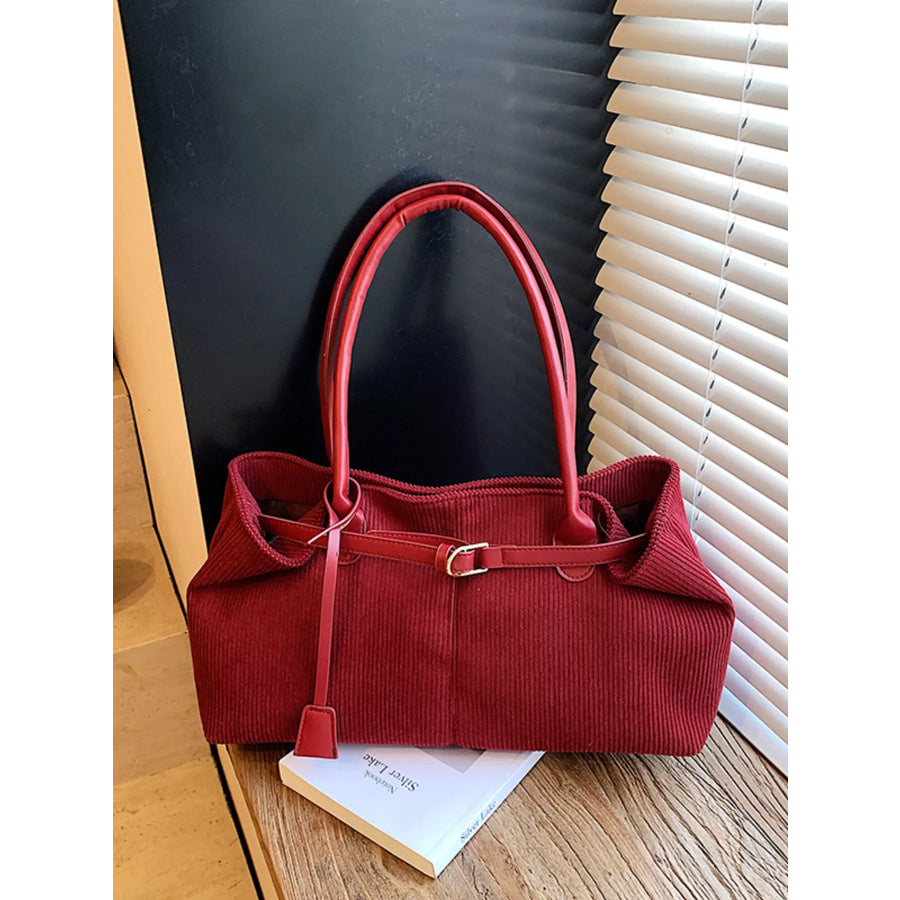 Buckle Decor Shoulder Bag Apparel and Accessories