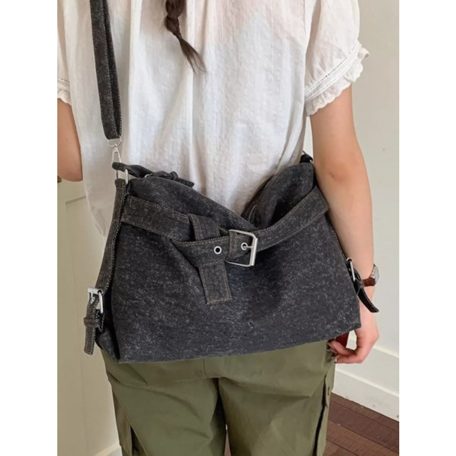 Buckle Detail Shoulder Bag Apparel and Accessories