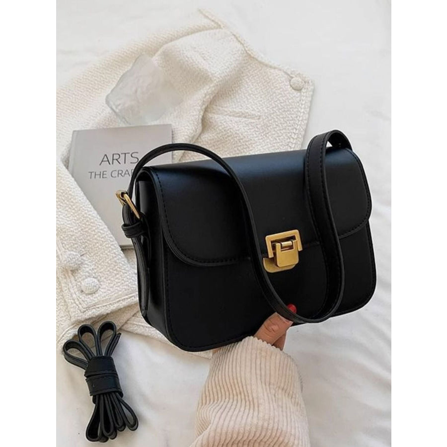Buckle Flap Shoulder Bag Apparel and Accessories