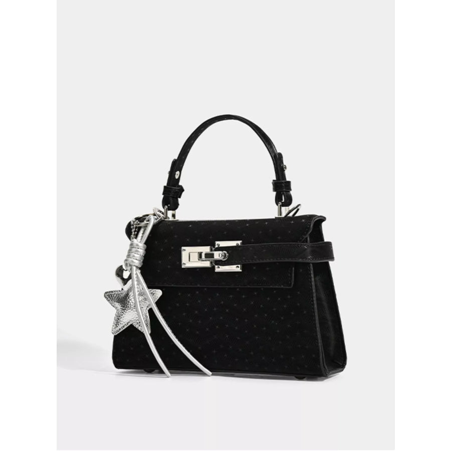 Buckle Leather Handbag Apparel and Accessories