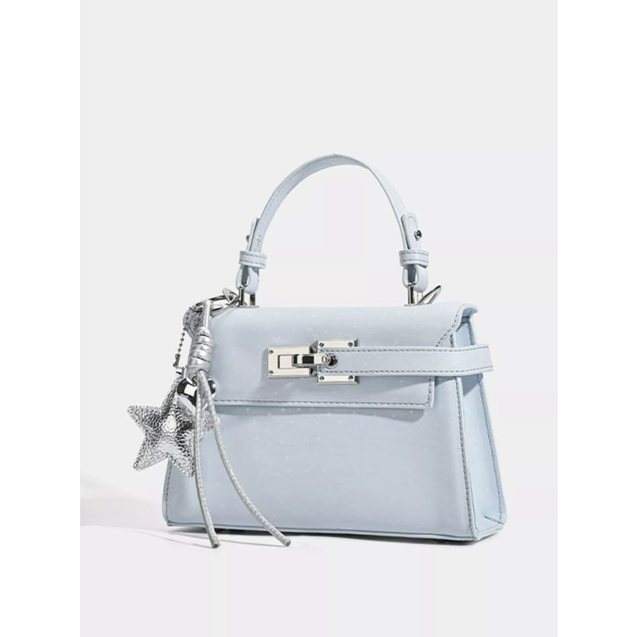 Buckle Leather Handbag Apparel and Accessories