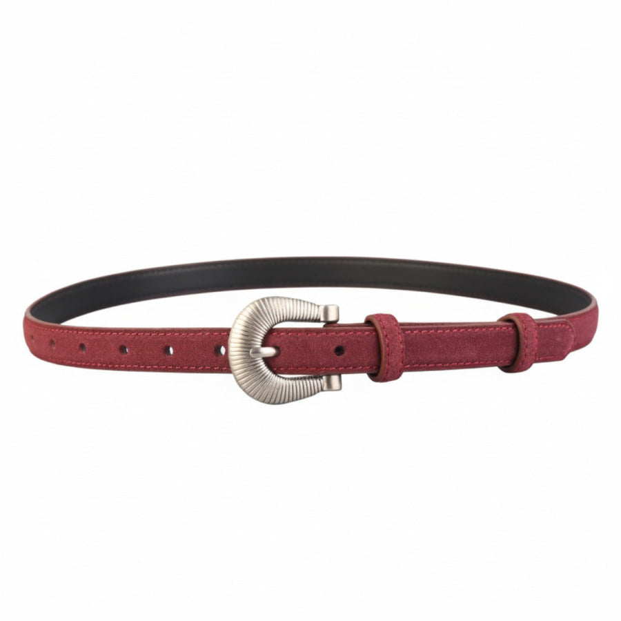Buckle Skinny Belt Apparel and Accessories