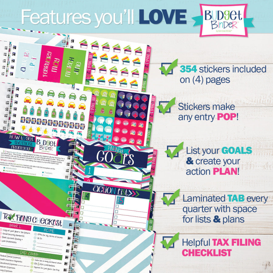 Budgeting Bundle | Budget Binder™ Planner + Accessories Bundle