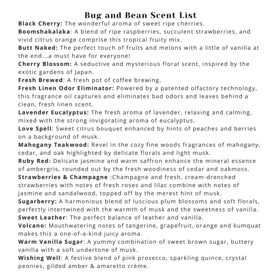 Bug and Bean - Red Heart Freshie Home Fragrance