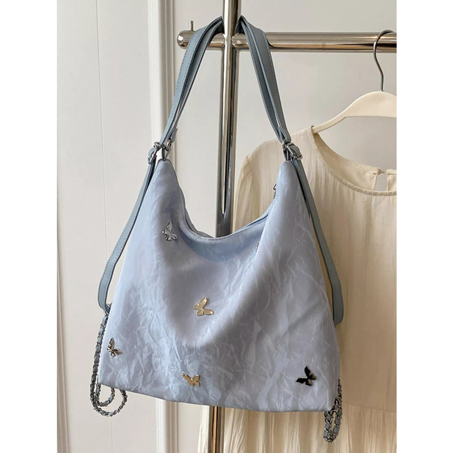Butterfly Decor Cloud Charm Shoulder Bag Apparel and Accessories