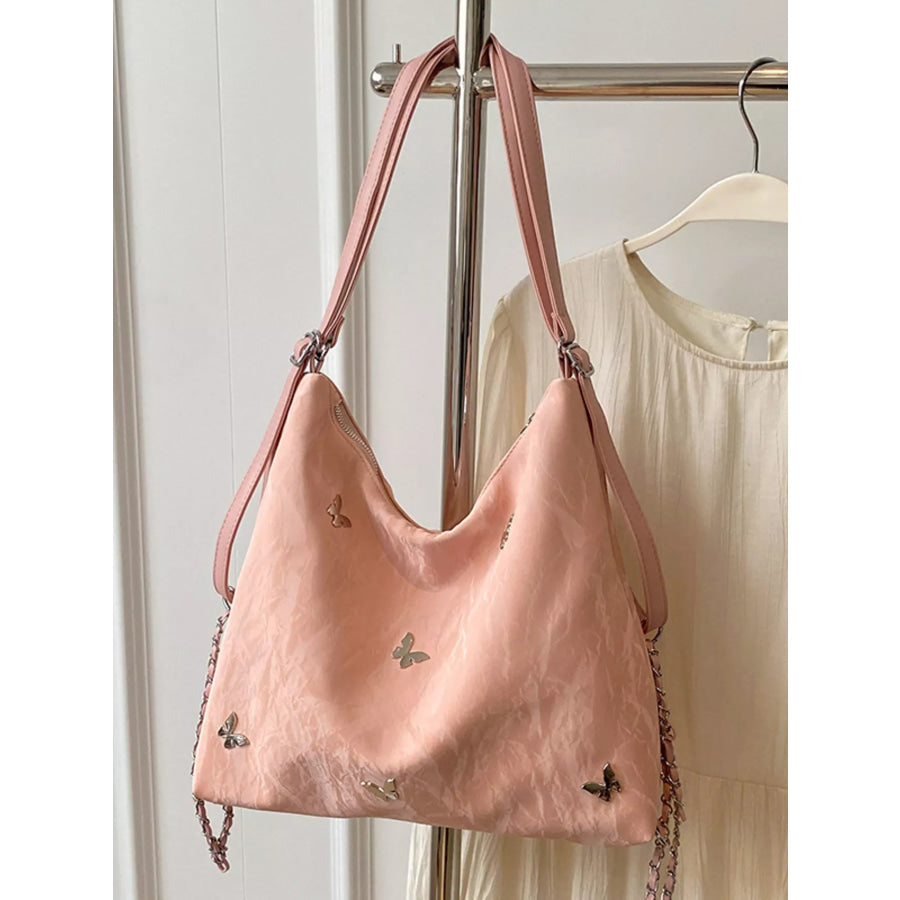 Butterfly Decor Cloud Charm Shoulder Bag Apparel and Accessories