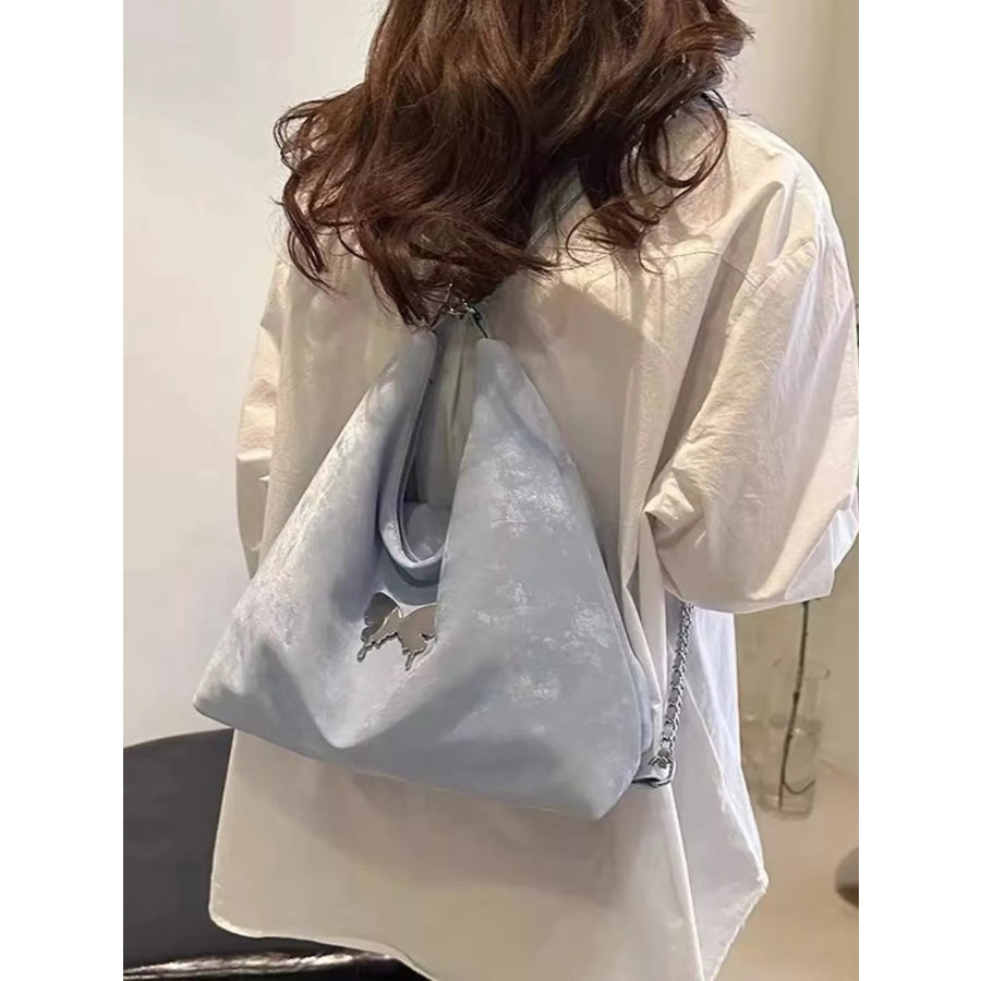 Butterfly Decor Convertible Shoulder Bag Apparel and Accessories