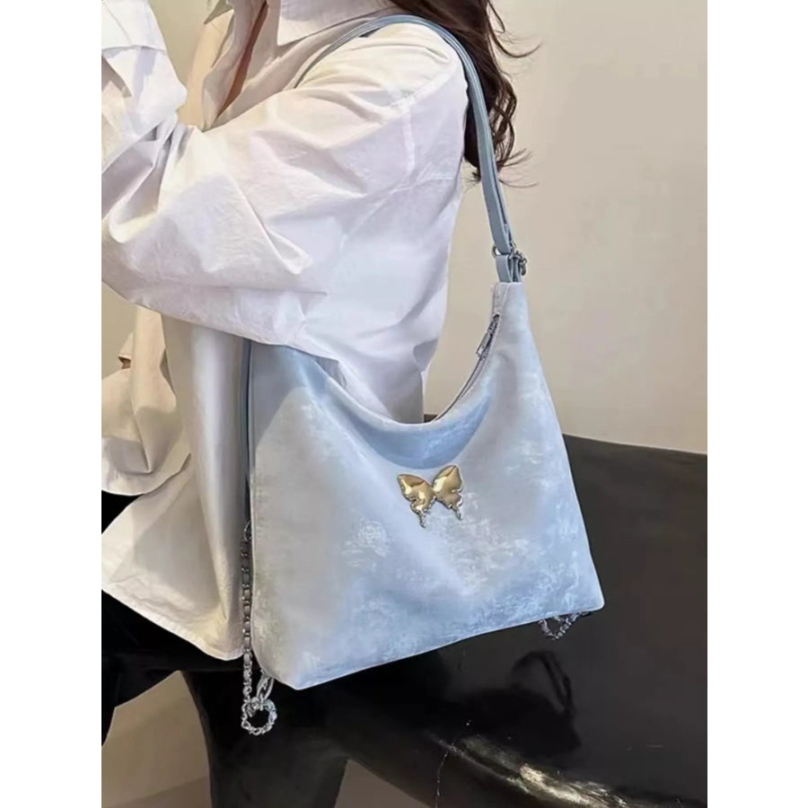 Butterfly Decor Convertible Shoulder Bag Apparel and Accessories