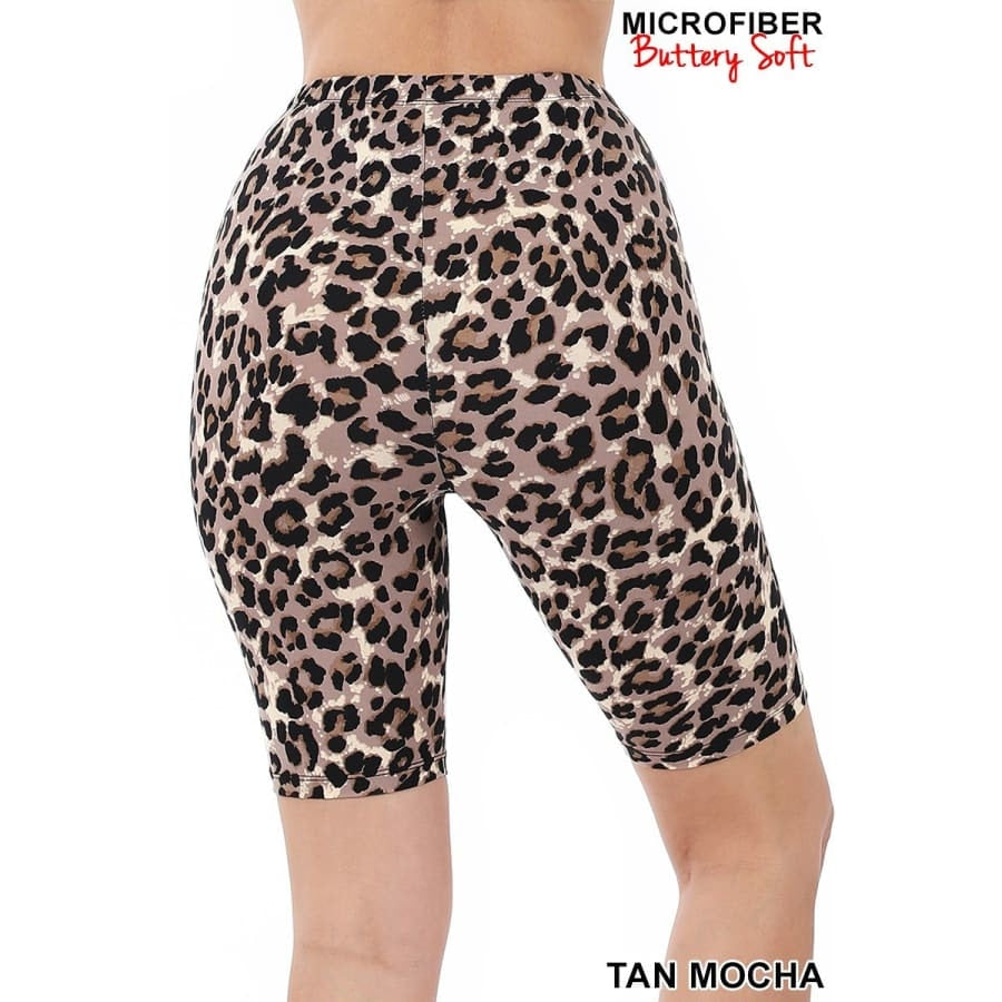 NEW! Buttery Soft Microfibre Bike Shorts Leopard and Camo prints! Leggings