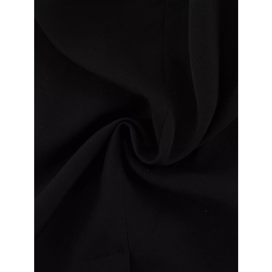Button-Down Blazer Dress with Cut-out Waist Apparel and Accessories