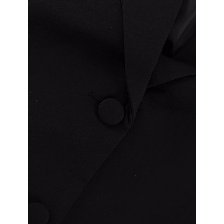 Button-Down Blazer Dress with Cut-out Waist Apparel and Accessories
